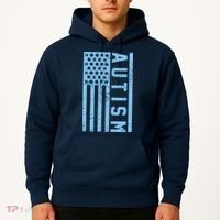 Distressed Autism Flag Hoodie thumb 2
