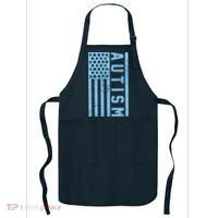 Distressed Autism Flag Apron thumb 0
