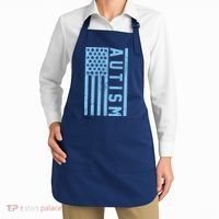 Distressed Autism Flag Apron thumb 2