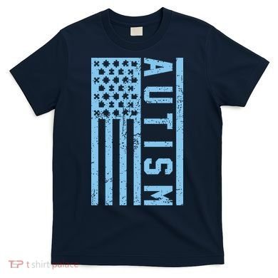 Distressed Autism Flag T-Shirt