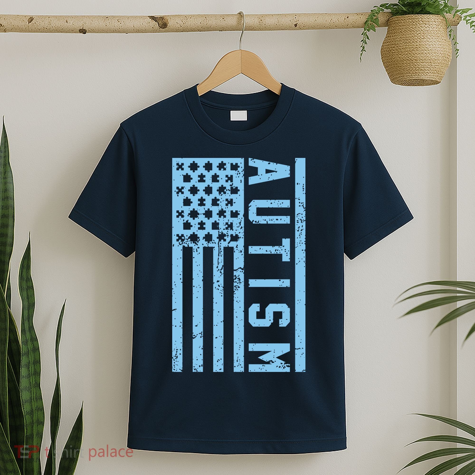 Distressed Autism Flag T-Shirt