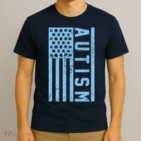 Distressed Autism Flag T-Shirt thumb 3