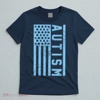 Distressed Autism Flag T-Shirt thumb 5