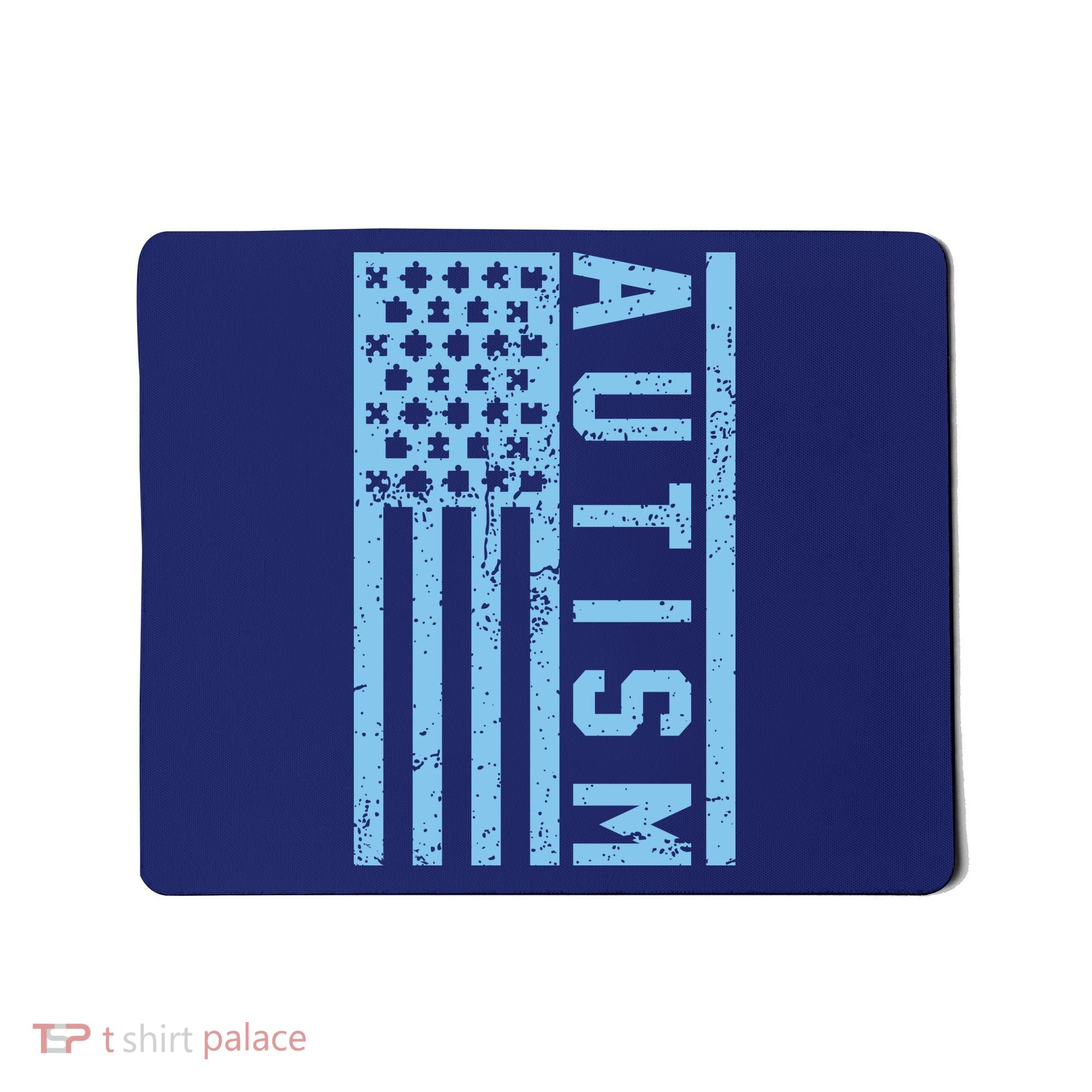 Distressed Autism Flag Mousepad
