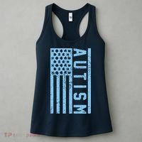 Distressed Autism Flag Women's Tank Top thumb 3
