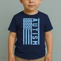 Distressed Autism Flag Toddler T-Shirt thumb 2
