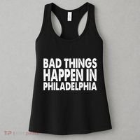 Distressed Bad Things Happen In Philadelphia Women's Tank Top thumb 3