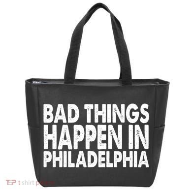 Distressed Bad Things Happen In Philadelphia Tote Bag
