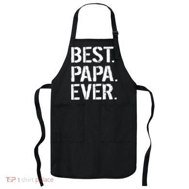 Distressed Best Papa Ever Father's Day Apron