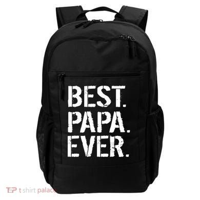 Distressed Best Papa Ever Father's Day Backpack