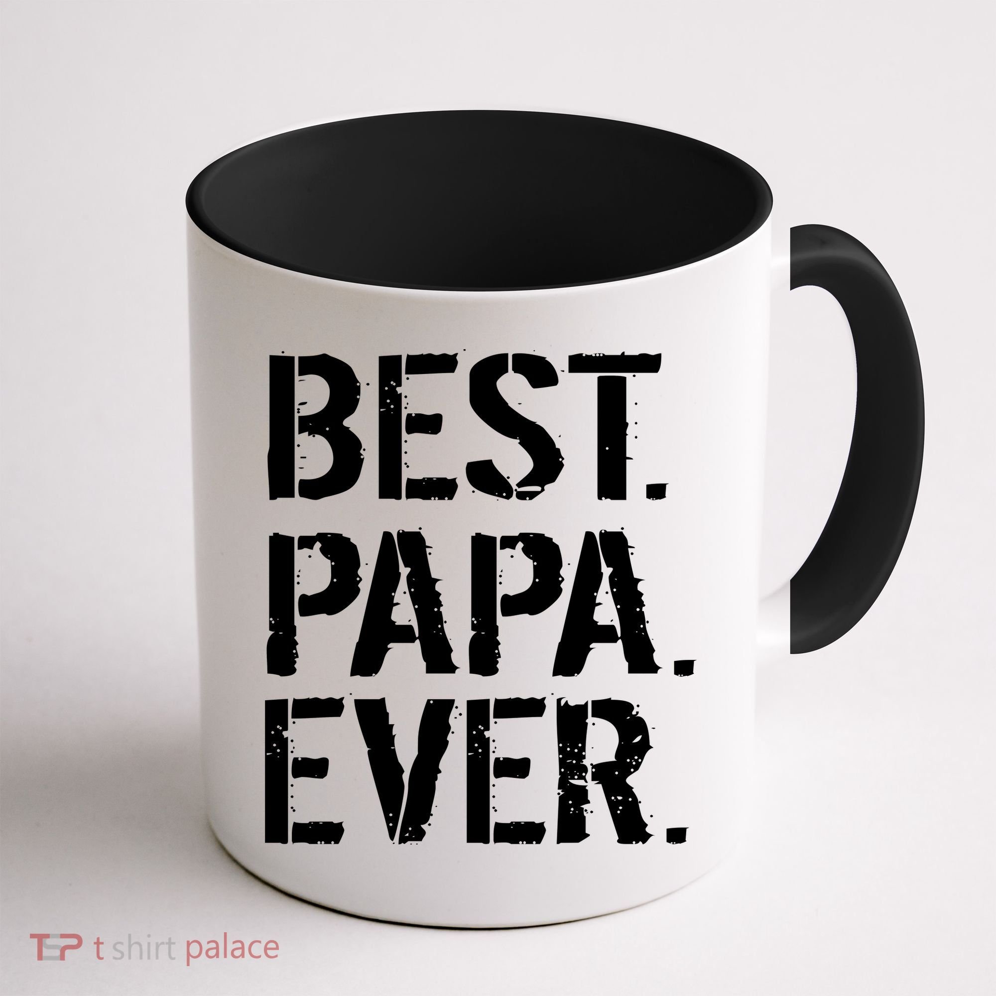 Distressed Best Papa Ever Father's Day Coffee Mug