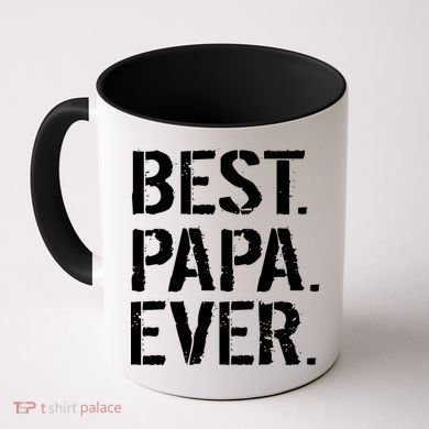 Distressed Best Papa Ever Father's Day Coffee Mug