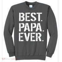 Distressed Best Papa Ever Father's Day Sweatshirt thumb 0