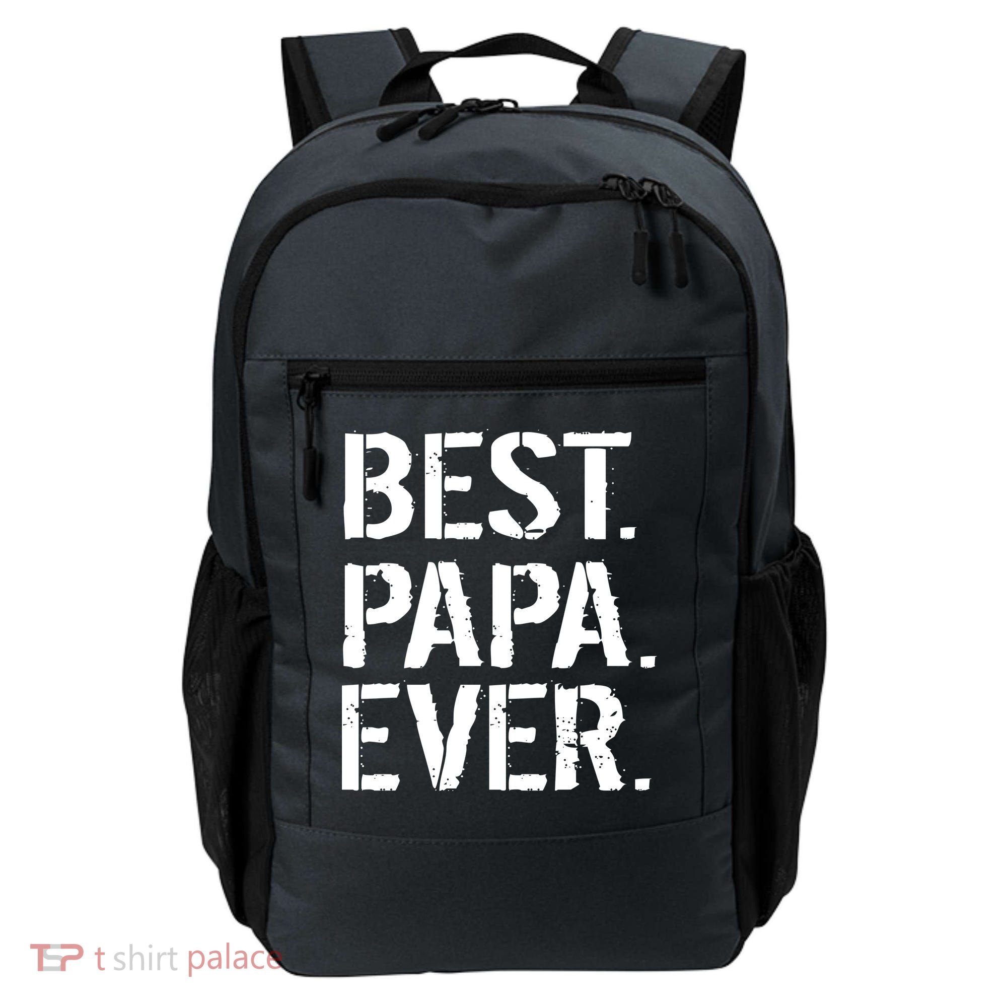 Distressed Best Papa Ever Father's Day Backpack