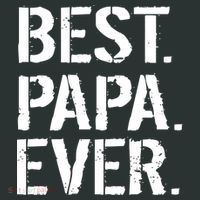 Distressed Best Papa Ever Father's Day Button thumb 1