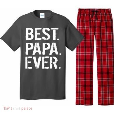Distressed Best Papa Ever Father's Day Pajama Set