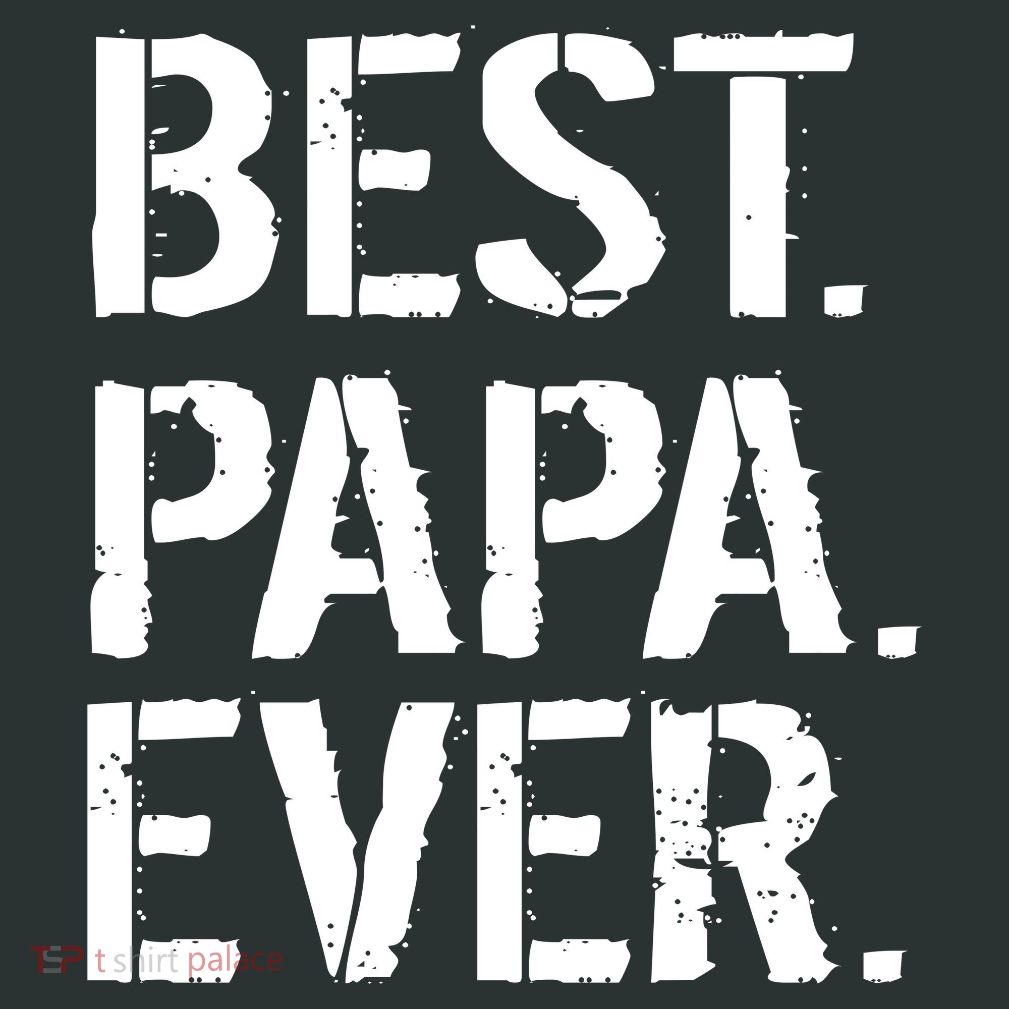 Distressed Best Papa Ever Father's Day Women's Long Sleeve Shirt
