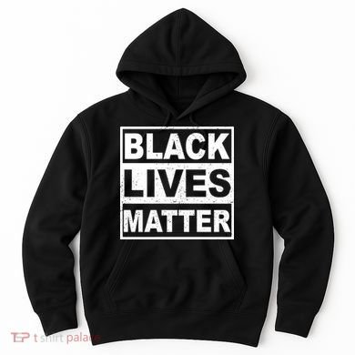 Distressed Black Lives Matter Logo Hoodie
