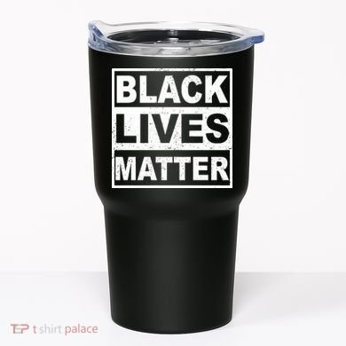Distressed Black Lives Matter Logo Tumbler