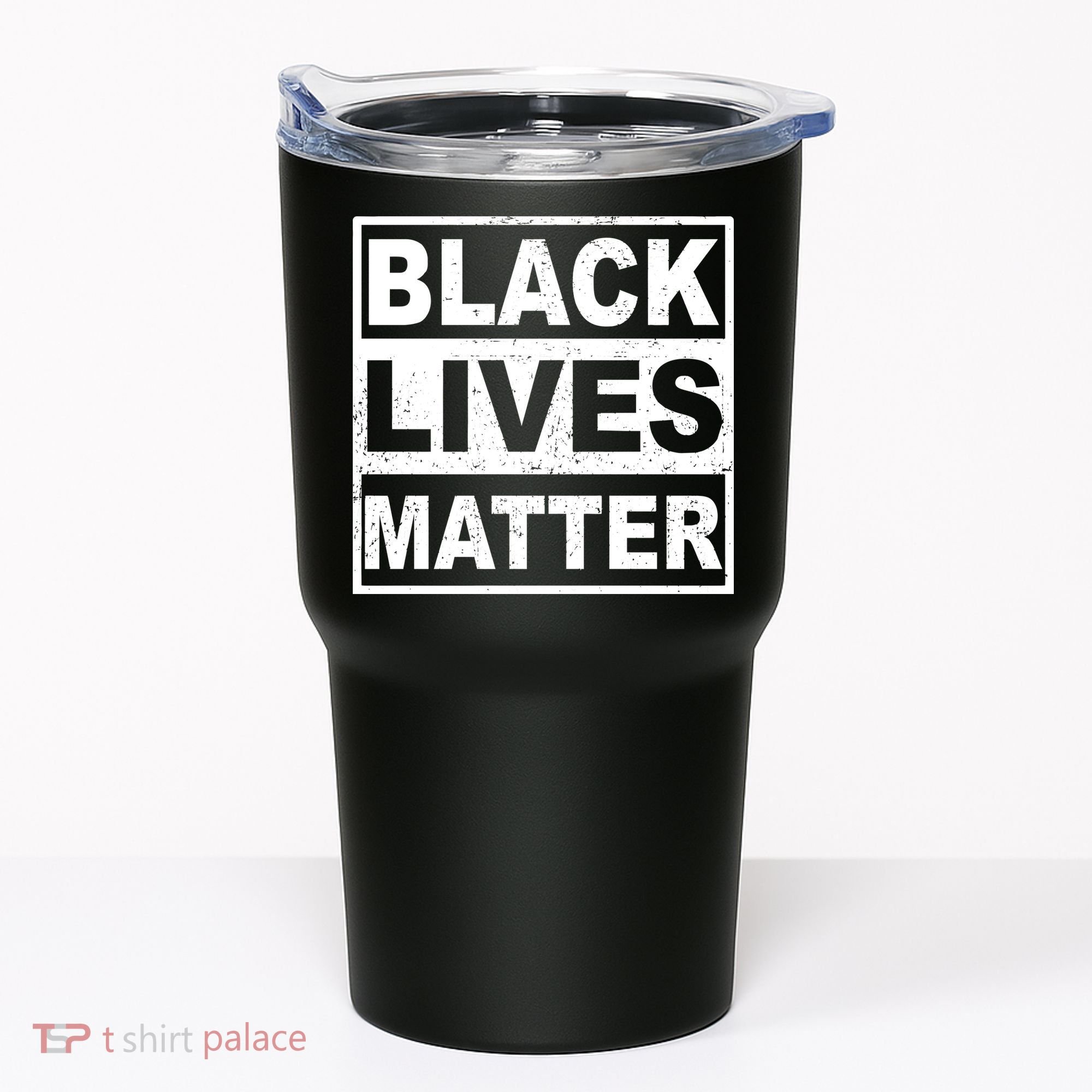 Distressed Black Lives Matter Logo Tumbler
