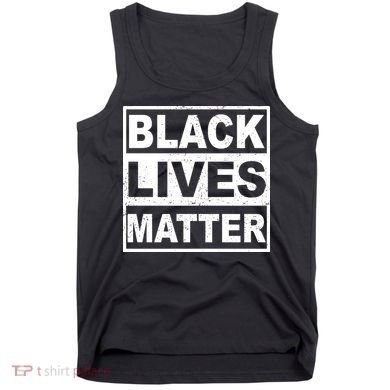 Distressed Black Lives Matter Logo Tank Top