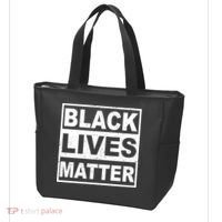 Distressed Black Lives Matter Logo Tote Bag thumb 3