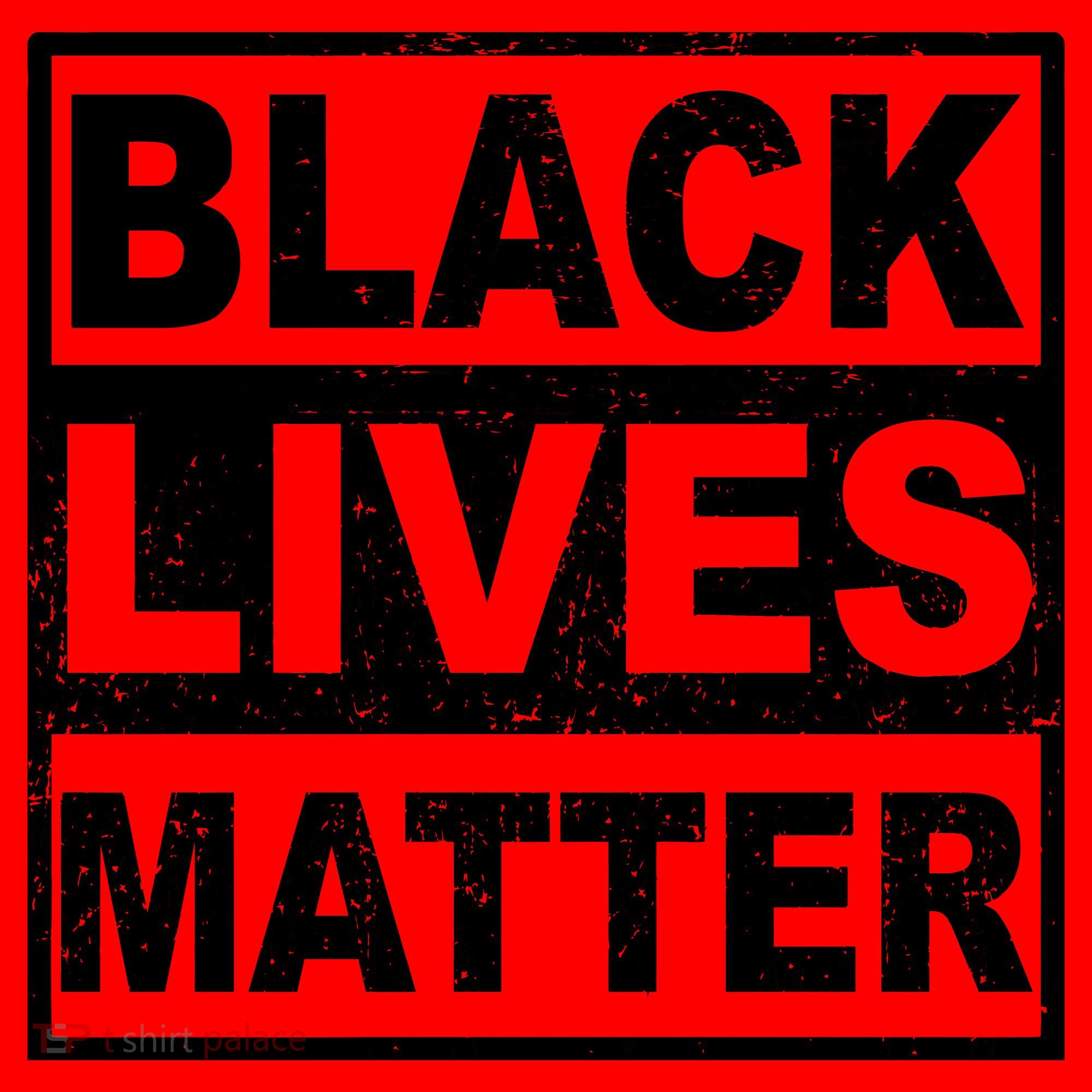 Distressed Black Lives Matter Logo Santa Hat