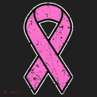 Distressed Breast Cancer Awareness Pink Ribbon Beanie thumb 2