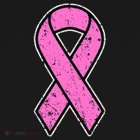 Distressed Breast Cancer Awareness Pink Ribbon Mousepad thumb 1
