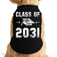 Distressed Class Of 2031 Doggie Tank thumb 0
