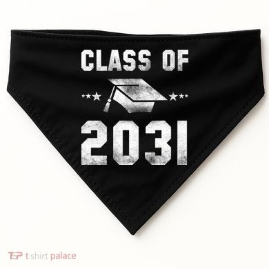 Distressed Class Of 2031 USA-Made Doggie Bandana
