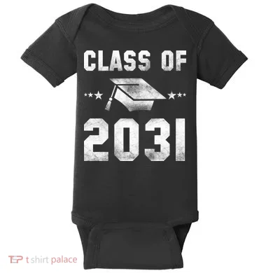 Distressed Class Of 2031 Baby Bodysuit