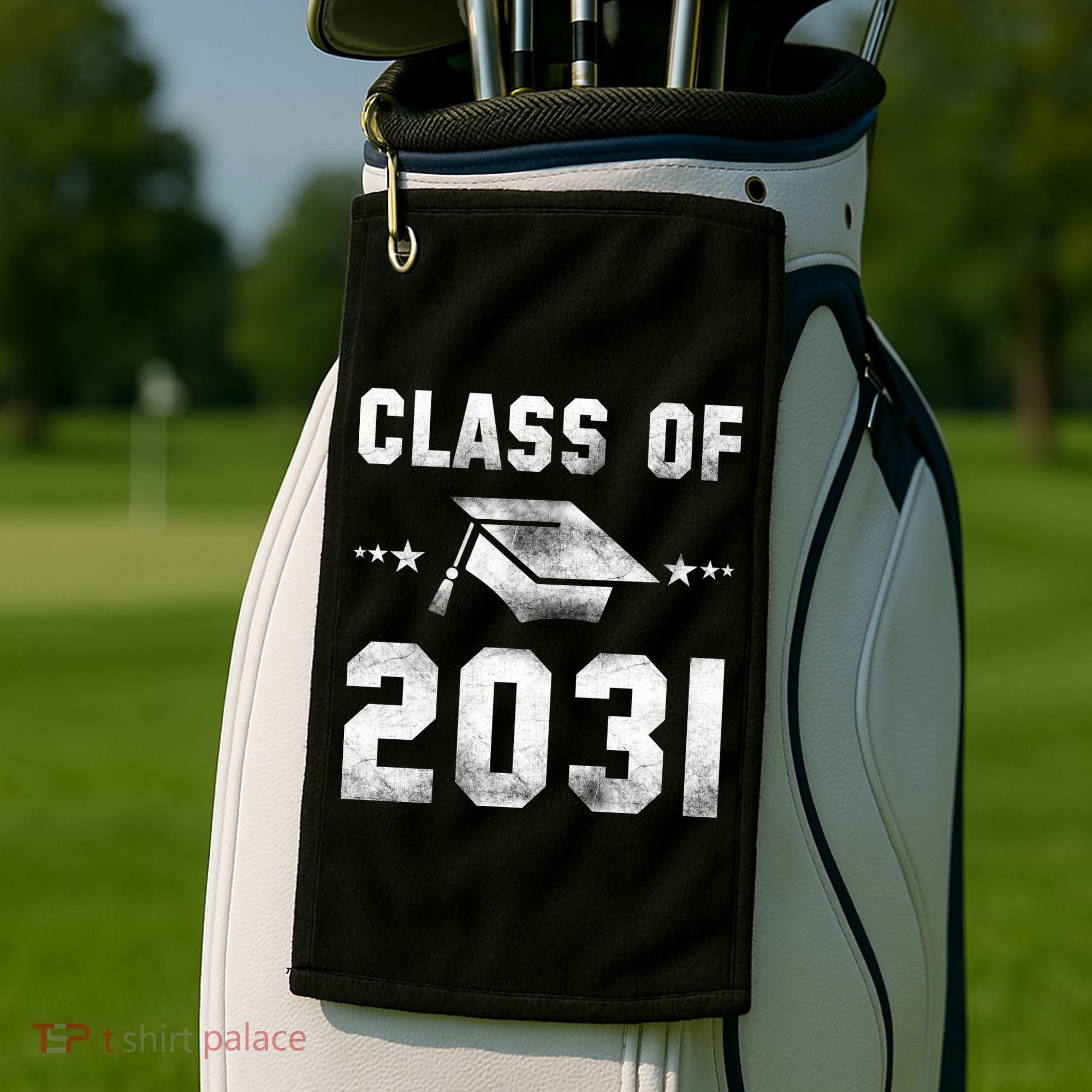 Distressed Class Of 2031 Golf Towel