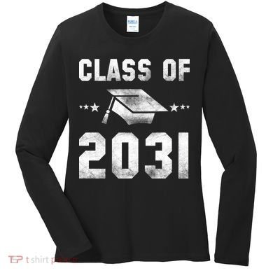 Distressed Class Of 2031 Women's Long Sleeve Shirt