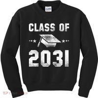 Distressed Class Of 2031 Kids Sweatshirt thumb 0