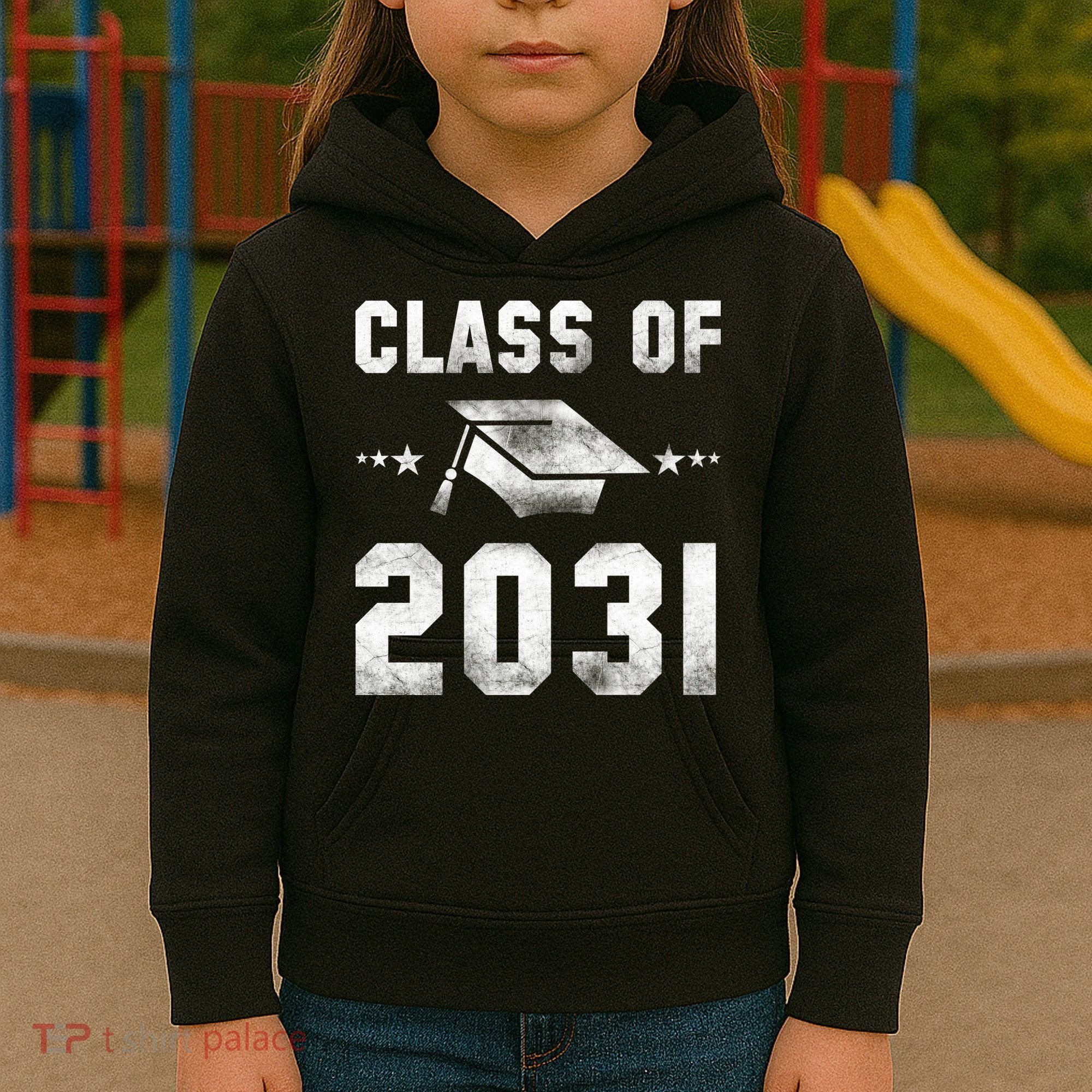 Distressed Class Of 2031 Kids Hoodie