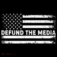 Distressed Defund The Media American Flag Hoodie thumb 7