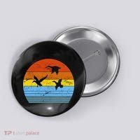 Distressed Duck Hunting Button thumb 0
