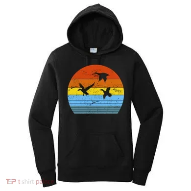 Distressed Duck Hunting Women's Hoodie