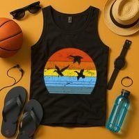 Distressed Duck Hunting Tank Top thumb 4