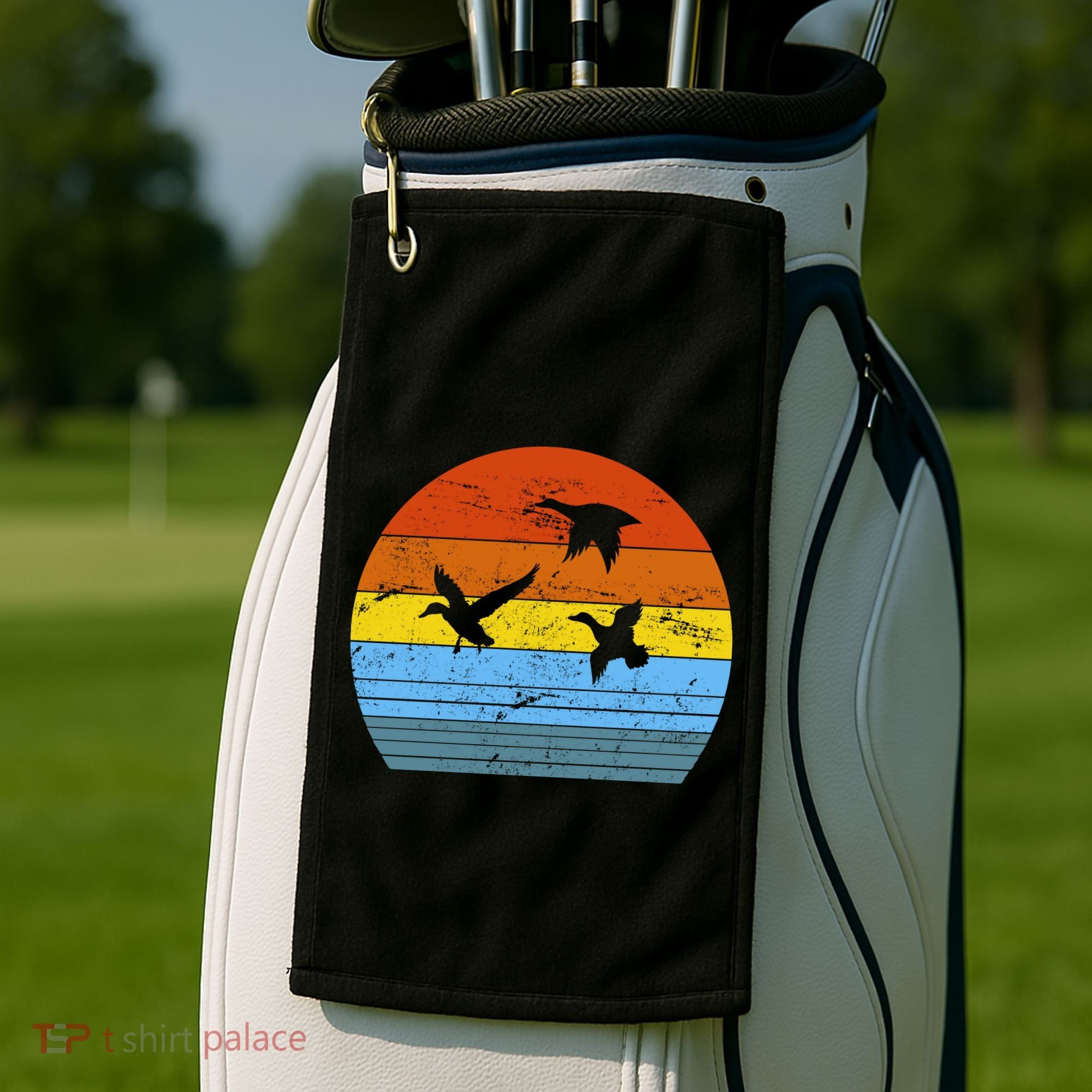 Distressed Duck Hunting Golf Towel