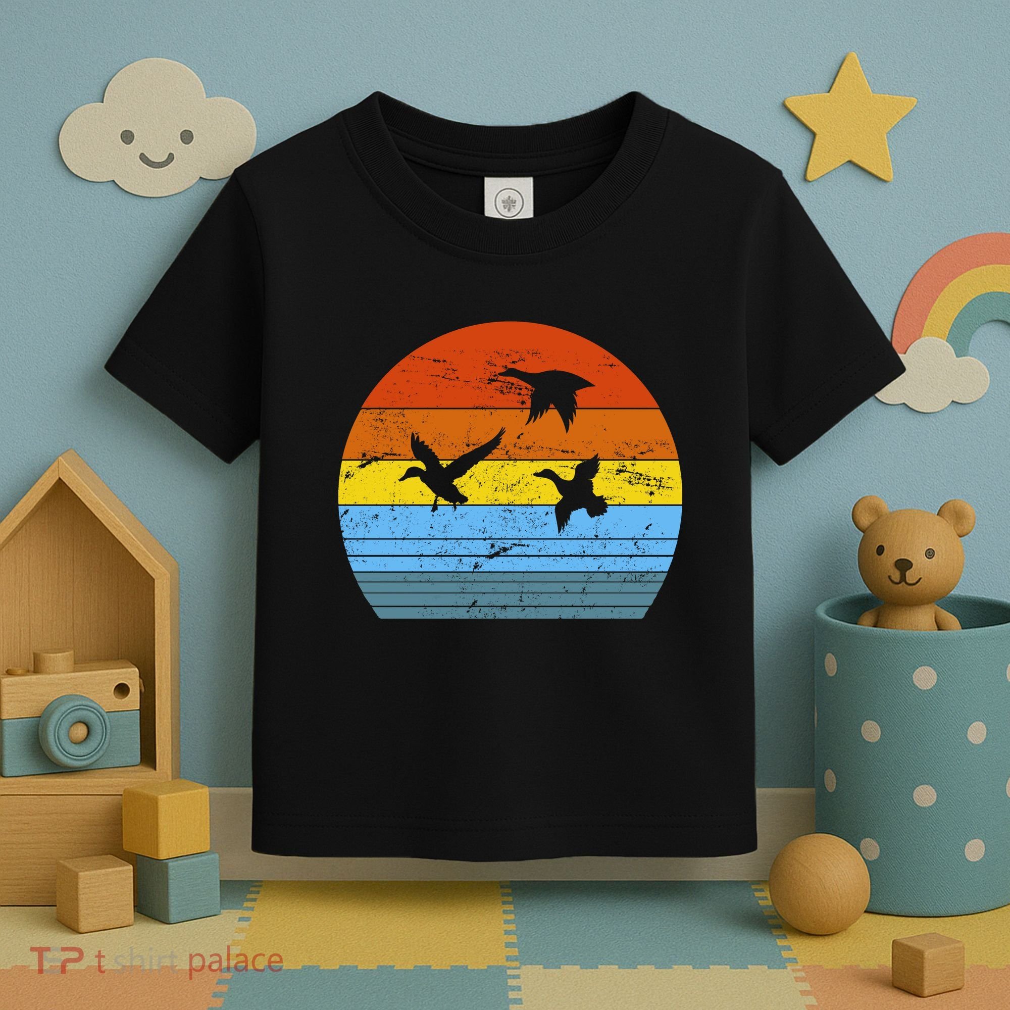 Distressed Duck Hunting Toddler T-Shirt