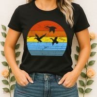 Distressed Duck Hunting Women's T-Shirt thumb 2