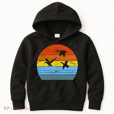 Distressed Duck Hunting Kids Hoodie