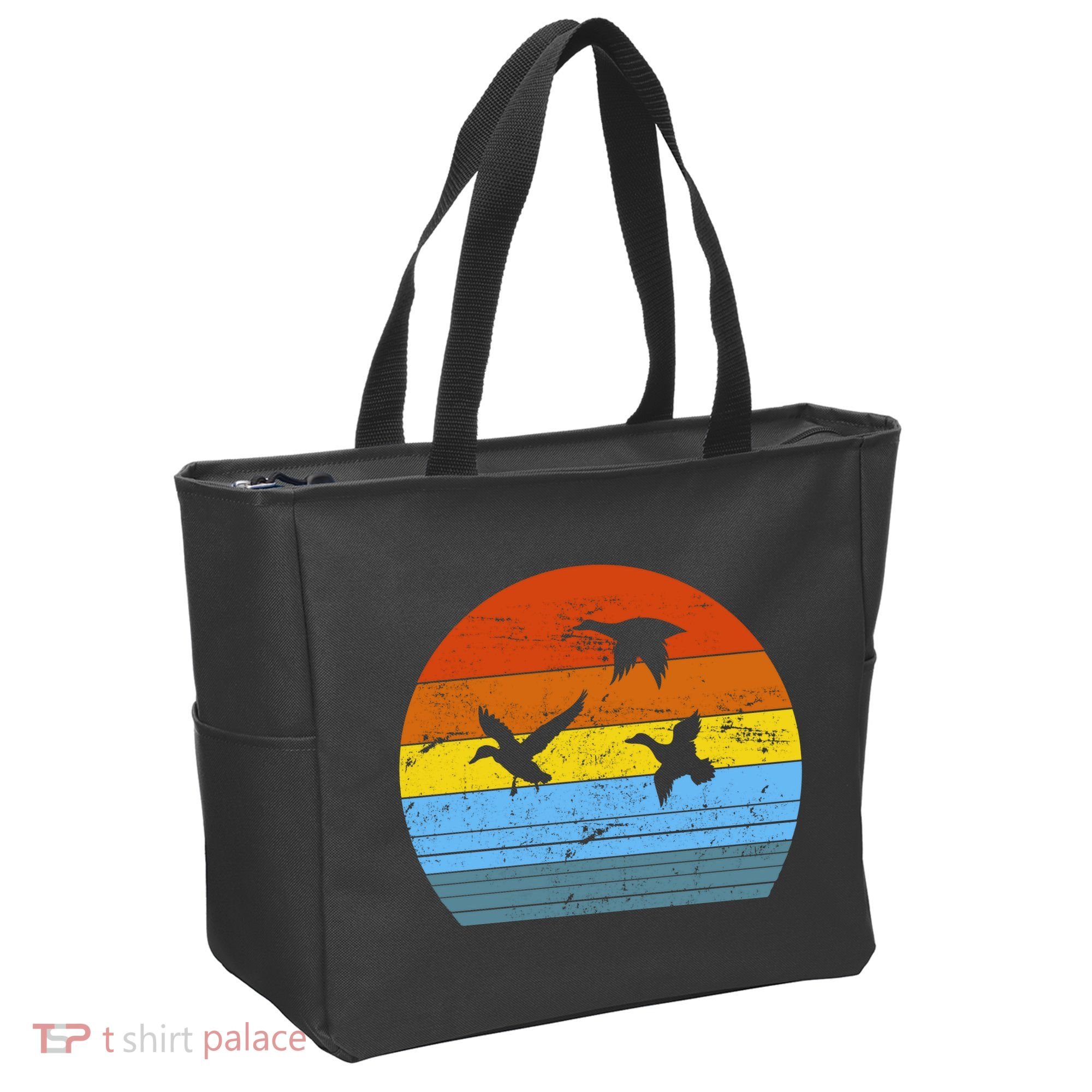 Distressed Duck Hunting Tote Bag