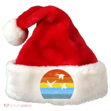 Distressed Duck Hunting Santa Hat
