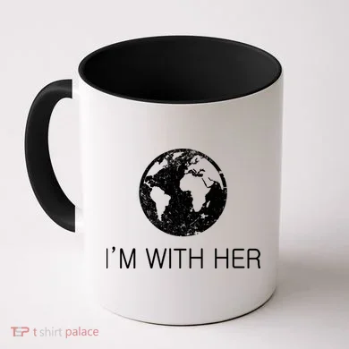 Distressed Earth Day I'm With Her Science March Coffee Mug