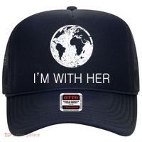 Distressed Earth Day I'm With Her Science March Hat thumb 0