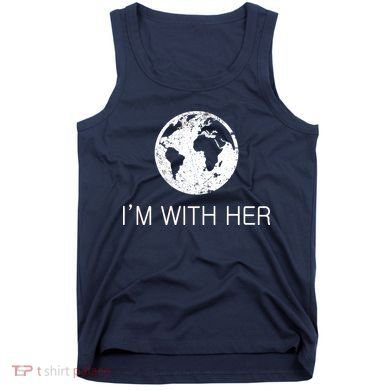 Distressed Earth Day I'm With Her Science March Tank Top