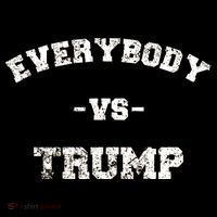 Distressed Everybody VS Trump Long Sleeve Shirt thumb 2
